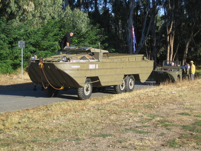 DUKW and GPA at Corowa