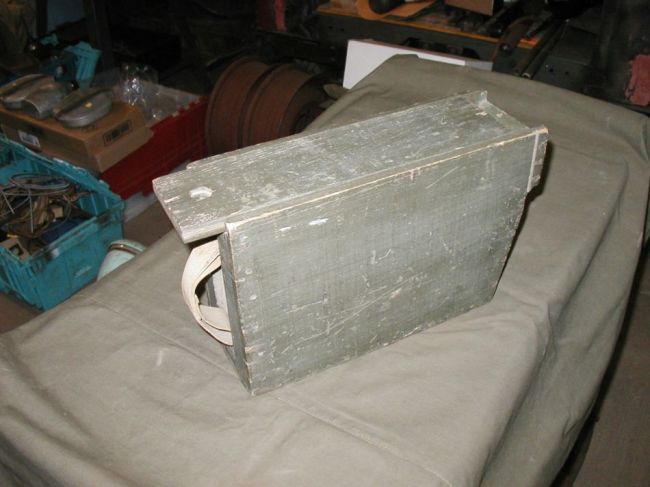 Early Wooden Ammunition Box