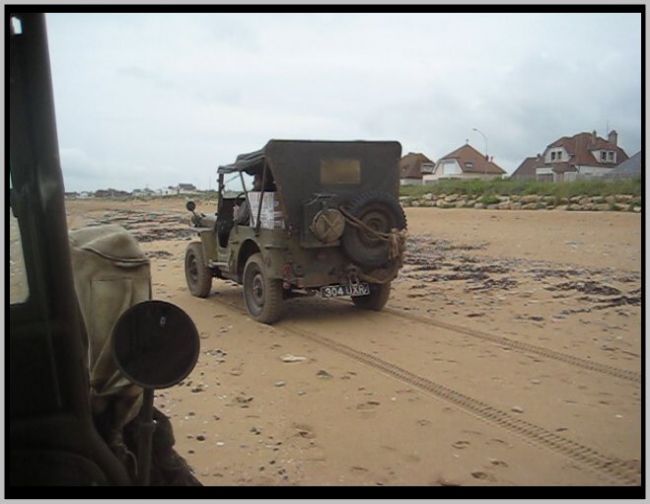 Erik_driving_on_Omaha_Beach