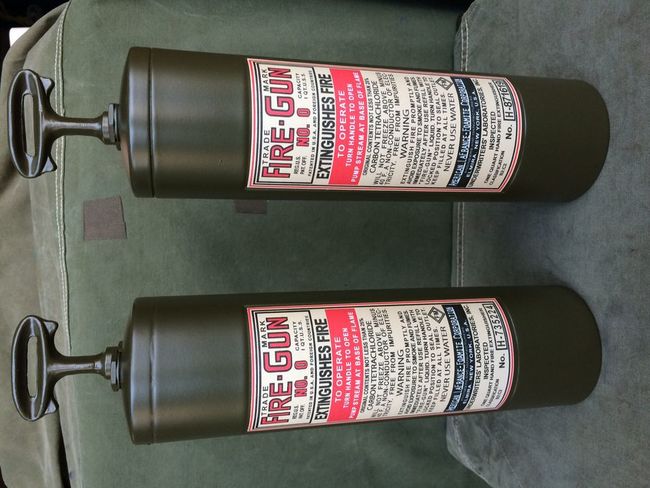 Fire-Gun fire extinguisher restoration project