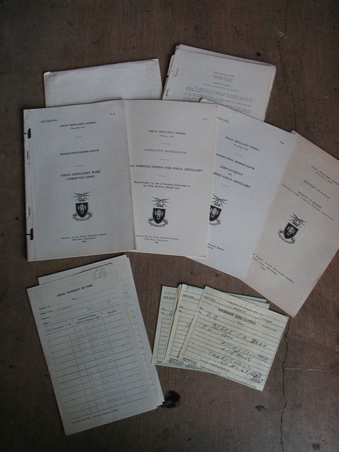 WW2 Fort Sill Artillery School Pubs Lot