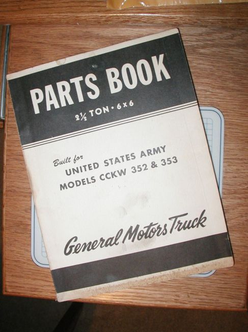 Orig. 1941 GMC CCKW Manual