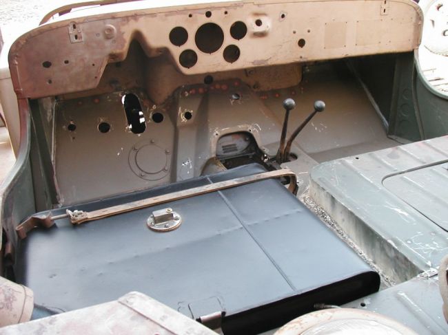 CJ-2A Dash and Gas Tank