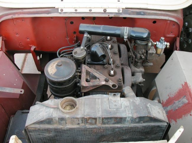 CJ-2A Engine Compartment