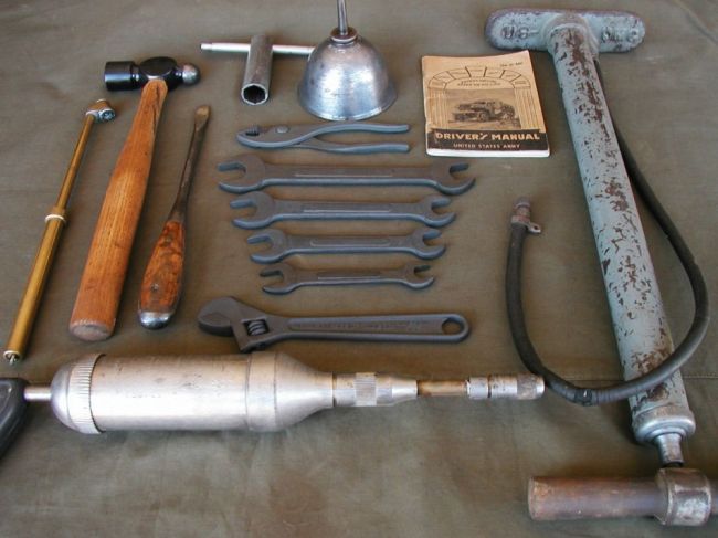 Early Jeep Tool Set