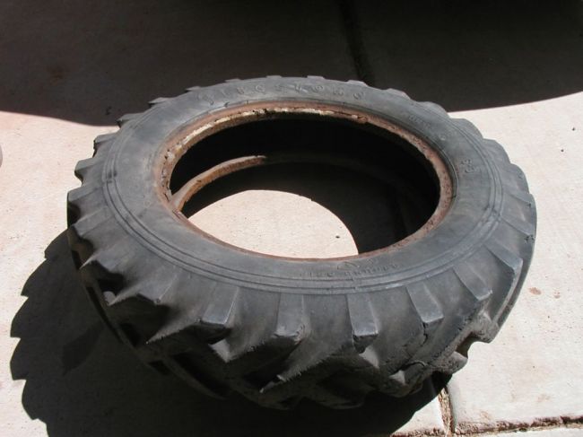 Firestone Ground Grip Chevron Tread Tire