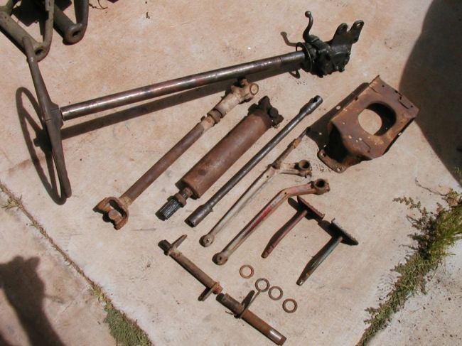 GPW 94166 Frame Parts Lot