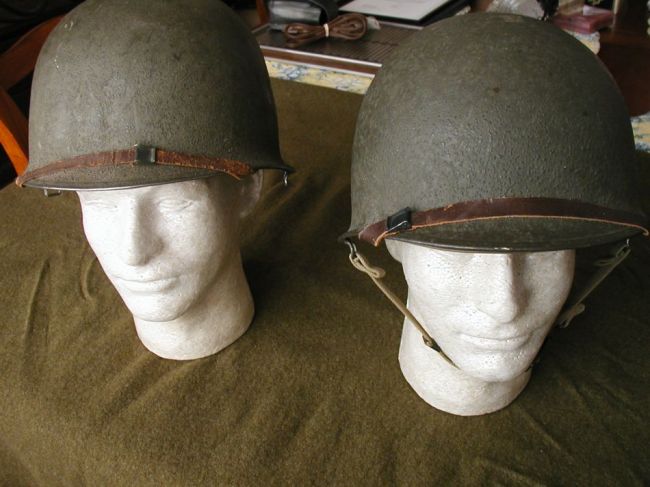 Late WW2 Helmets