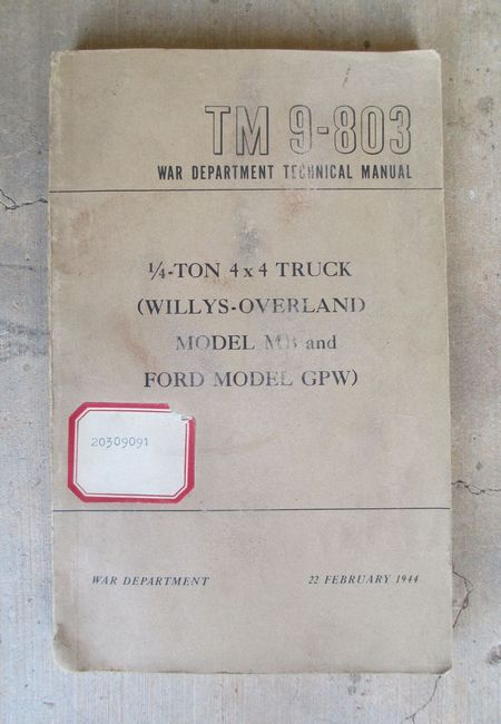 WW2 G503 TM9-803