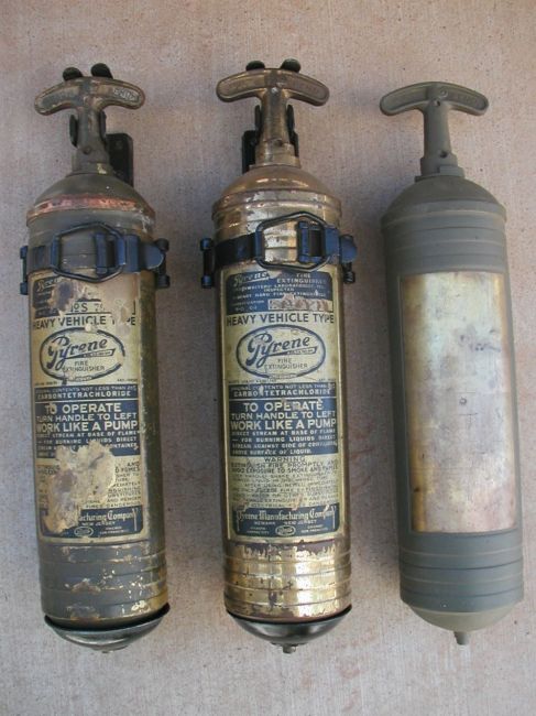 WW2 Pyrene Extinguishers