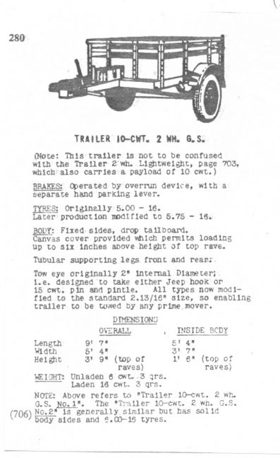 British GS trailer