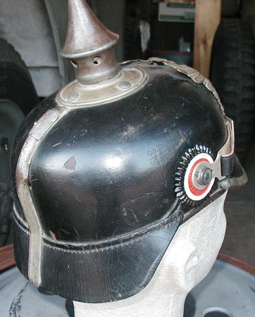 Imperial German Spiked Helmet rare view