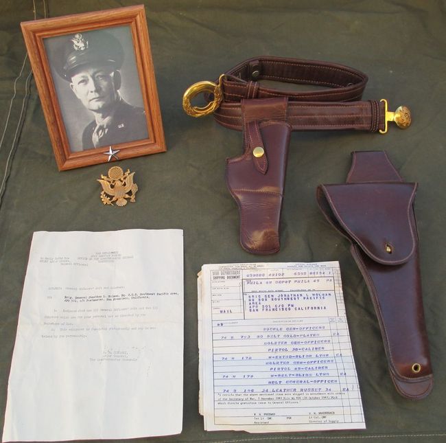 WW2 General Officer Pistol Rig