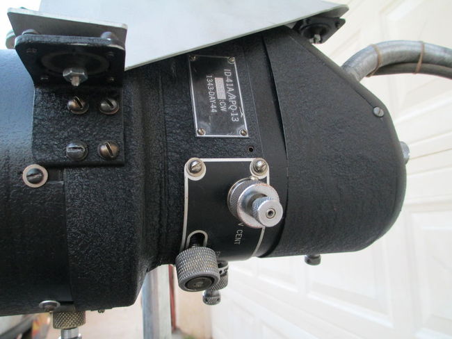 WW2 B-29 AN/APQ-13 ID-41A Radar Scope dataplates