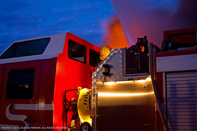 Factory Fire Heriotdale Germiston South Africa