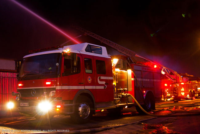 Factory Fire Heriotdale Germiston South Africa