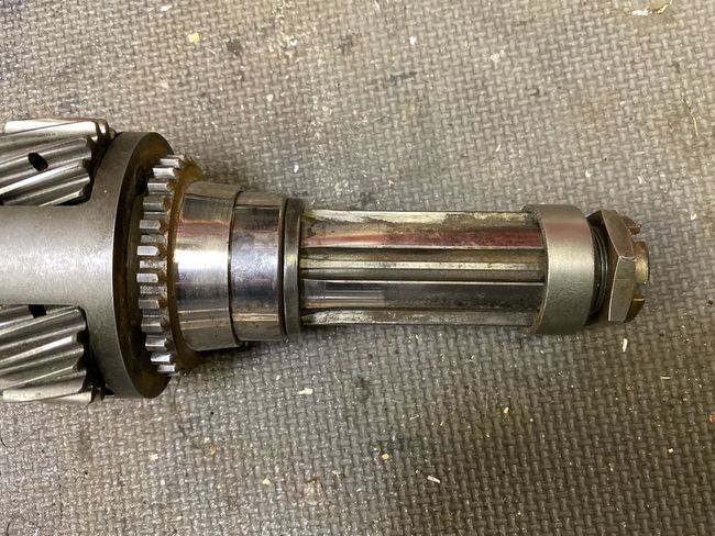 Shaft bearing press fit