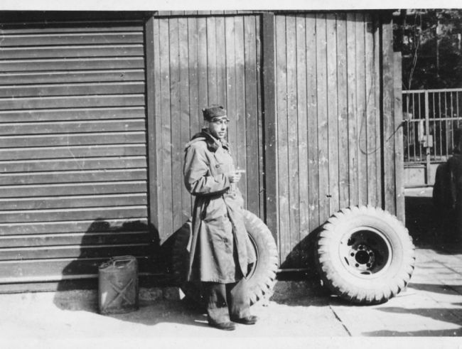 Jerrycan, Soldier, and Tires