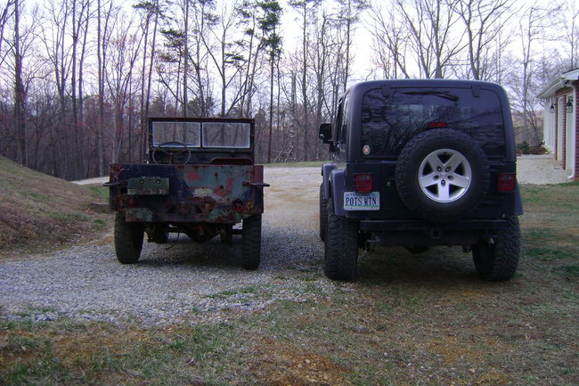 1943 GPW and 05 Rubicon