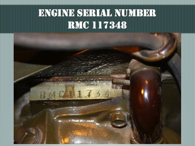 RMC Serial Number