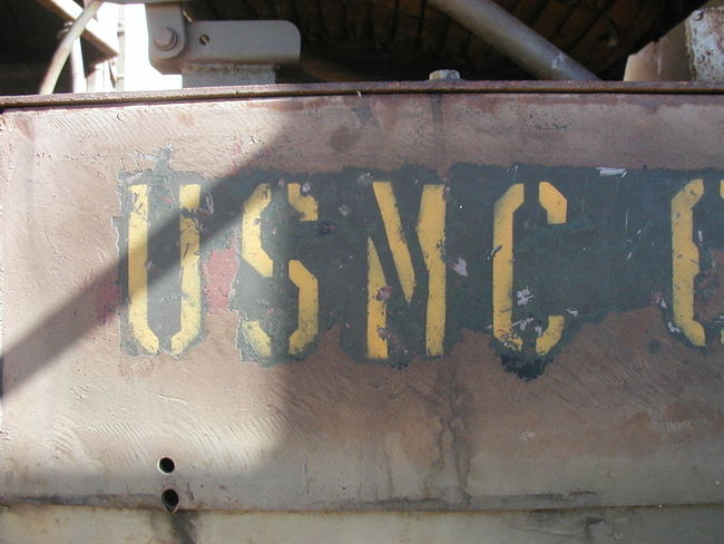 Original USMC Registration markings