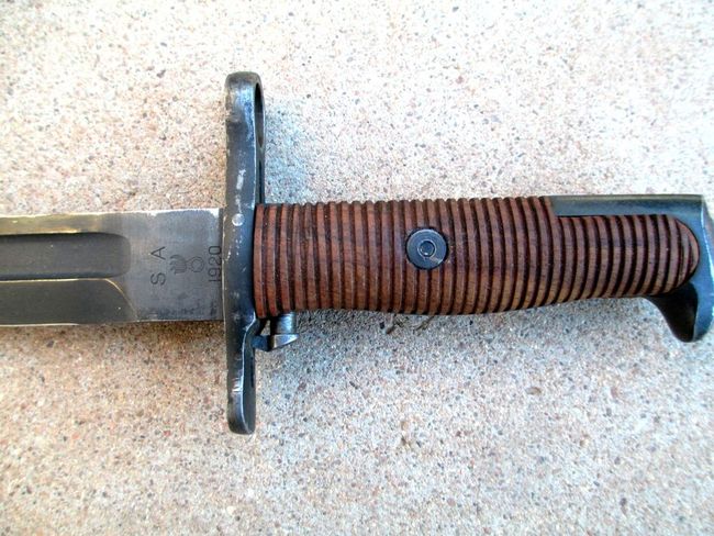 M1905 Bayonet SA 1920 markings