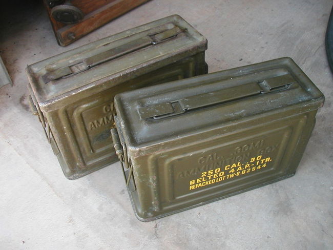 WW2 REEVES M1 Ammunition Cans