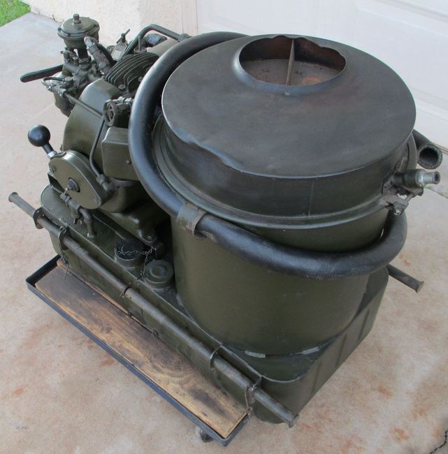 WW2 M2 Smoke Generator right side