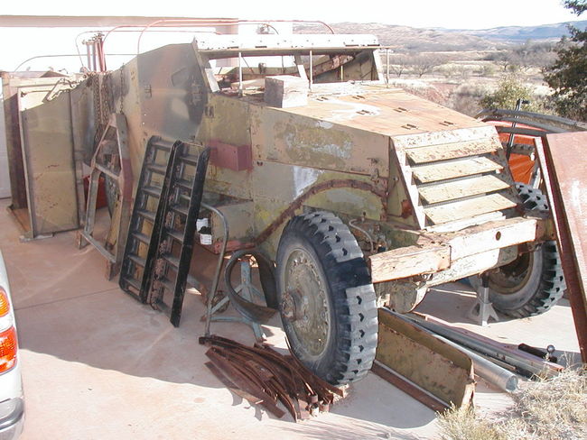 '42 Scout Car project front