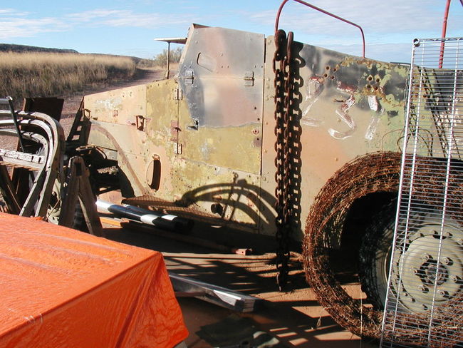 '42 Scout Car project driver's side