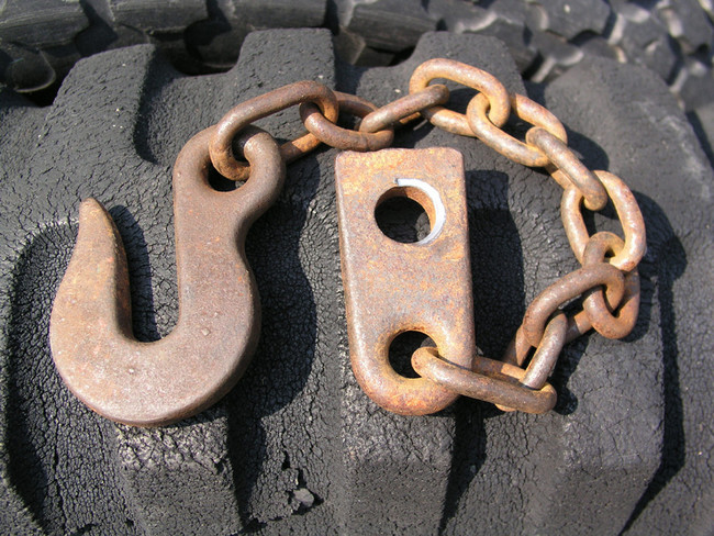 MBT tow chain back