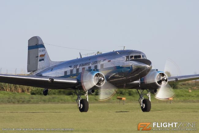 Douglas DC-3 C-47 Dakota ZS-BXF Rand Airport FAGM