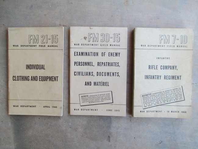 WW2 Manuals