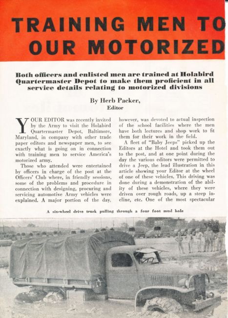 Motor Service November 1941