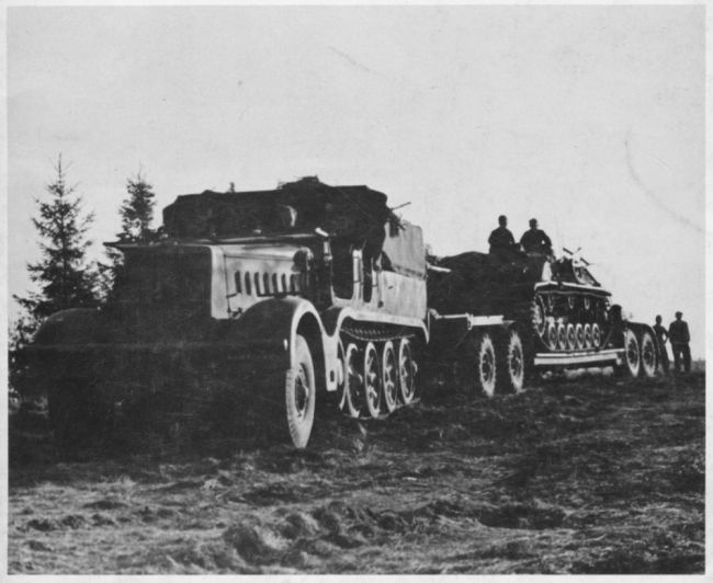 German tank transport