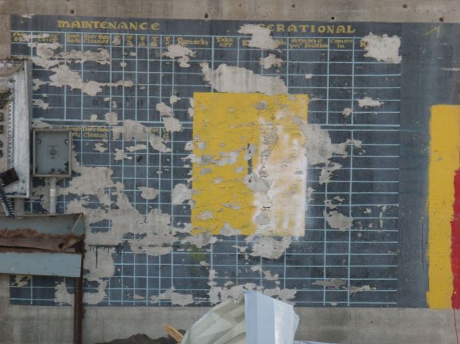 Wall Chart B17/B29 hangar