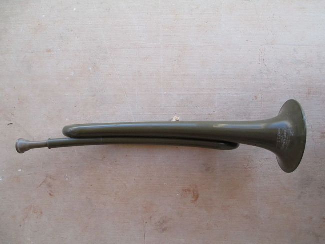 WW2 Plastic Bugle from top