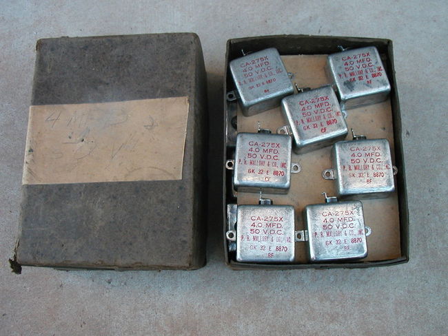 NOS WW2 SC Capacitors