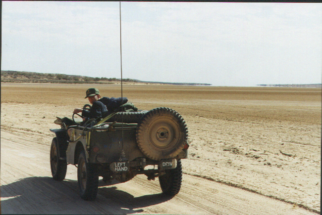 Ford GP in Australian Desert