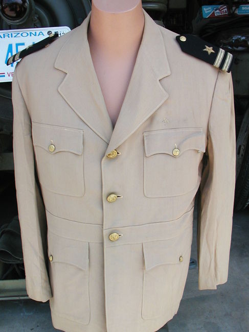 WW2 USN Officer Tan Jacket