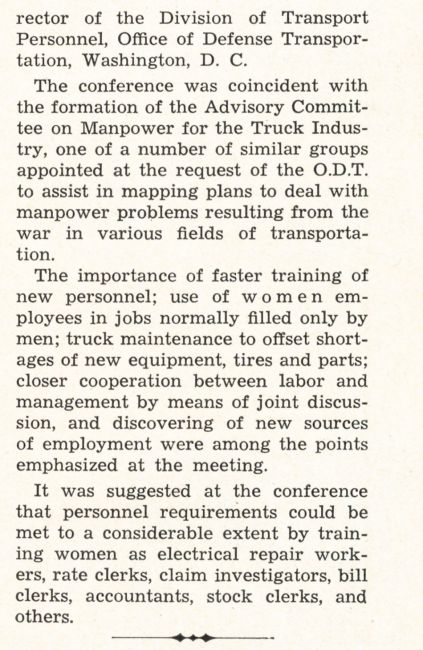 Motor Transportation, September, 1942