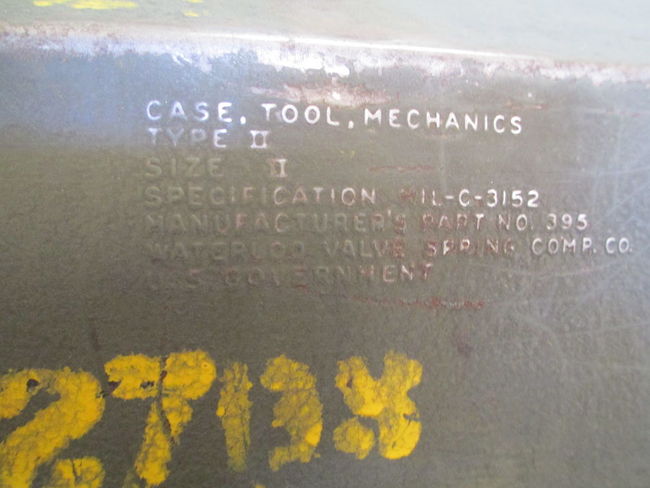 USAF Tool Box contract markings