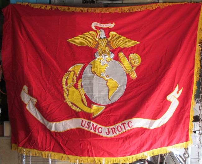 USMC JROTC Flag