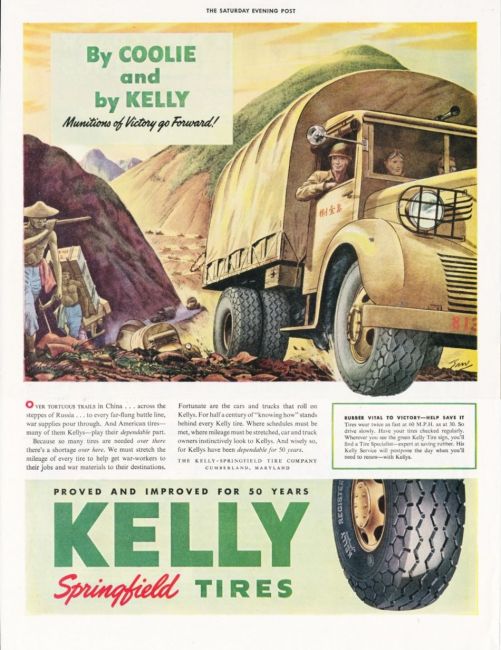 Kelly Springfield Tire Advertisement