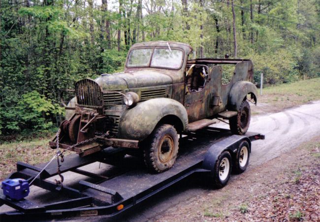 Loaded on the trailer and headed home