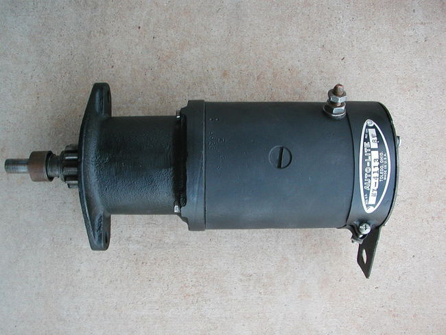 Restored Autolite 6V MB Starter