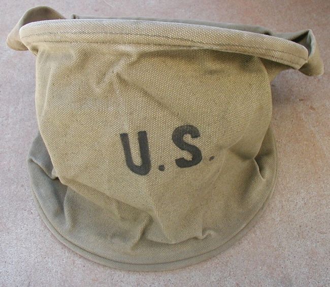 WW2 1945 OD#3 Canvas Water Bucket