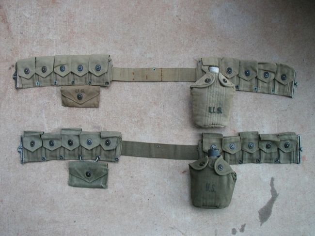 Orig. Early and Late Cartridge Belt Sets