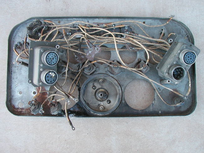 WW2 Dash Panel back