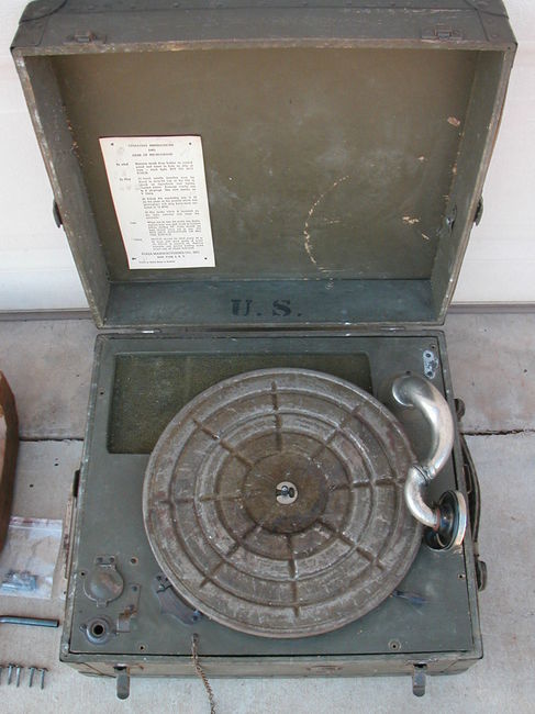 WW2 U.S. Phonograph Project